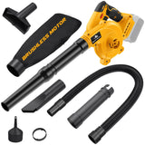 Cordless Leaf Blower for DeWalt 20V Max Battery,Electric Jobsite Air Blower with Brushless Motor,6 Variable Speed Up to 180MPH,2-in-1 Handle